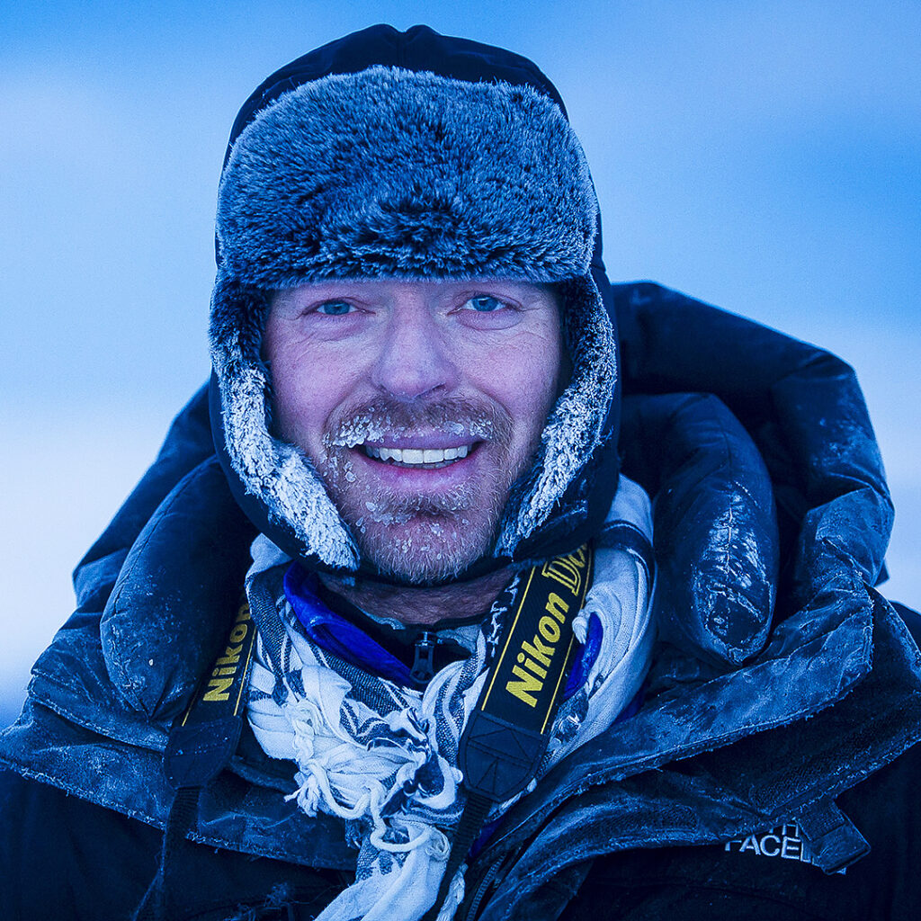 Roger Brenhagen in cold-weather expedition gear